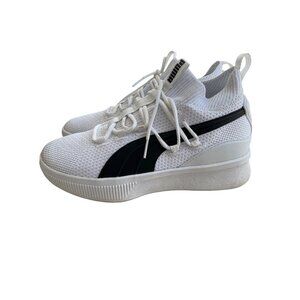 PUMA Clyde Court 'White Black' 1973 Boy's Size 6 Sneaker 193014-02 GW high top